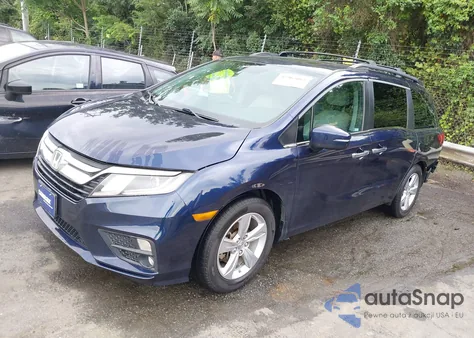 2019 Honda Odyssey Ex-L z USA, uszkodzony, nr VIN 5FNRL6H70KB002077